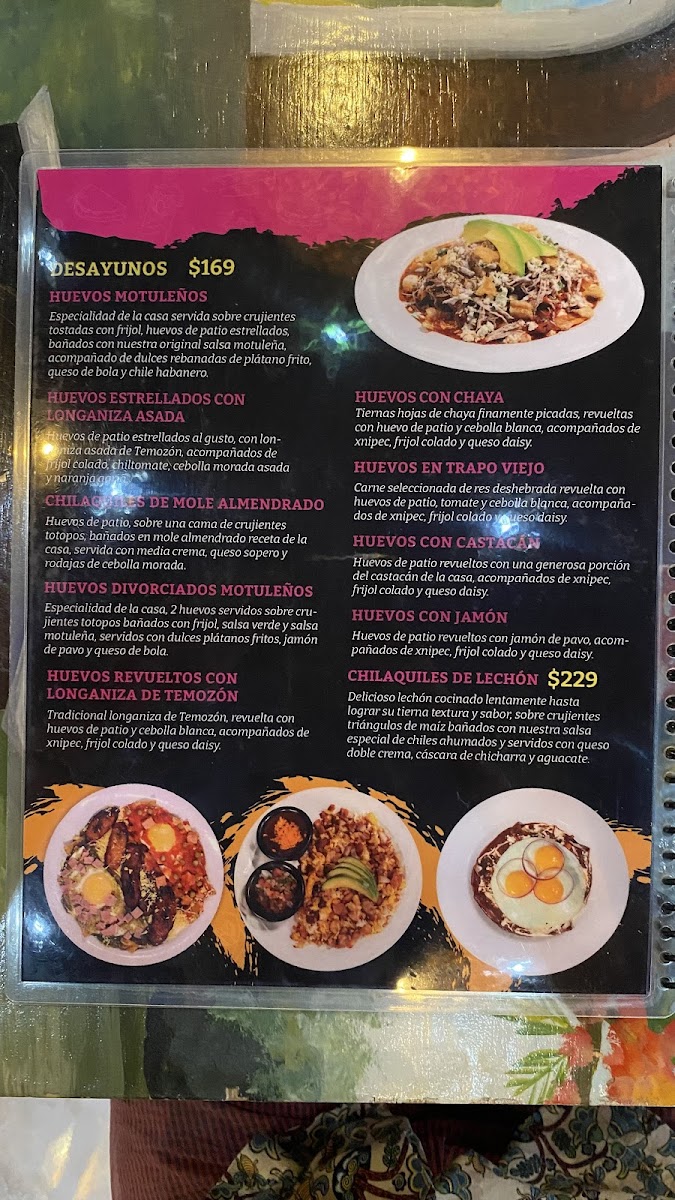 Restaurante Puruxon Cauich Menu - Image 4